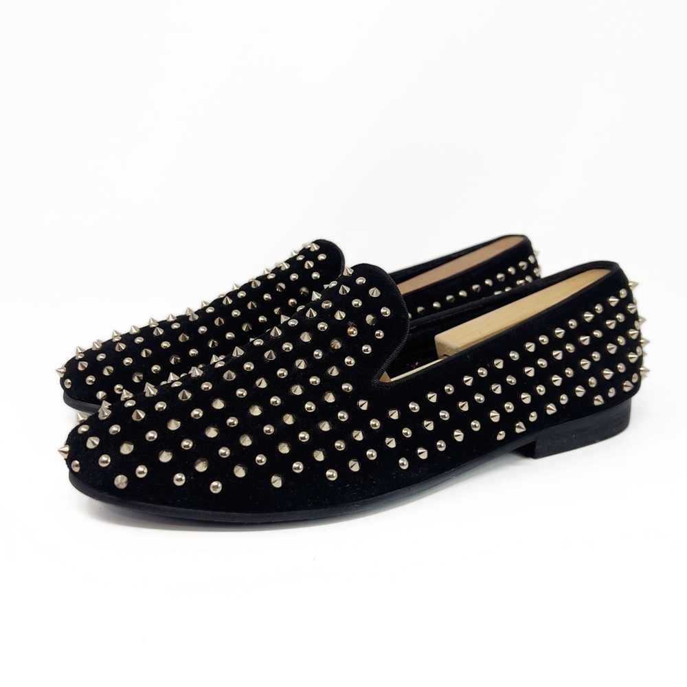 SOLD! Steve Madden Dreemz Spiked Studded Slip on Slipper Loafers - Picture 1 of 11
